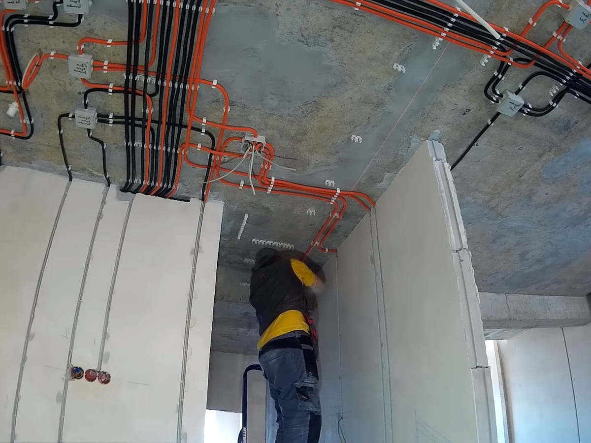 Замена проводки в квартире Полтава